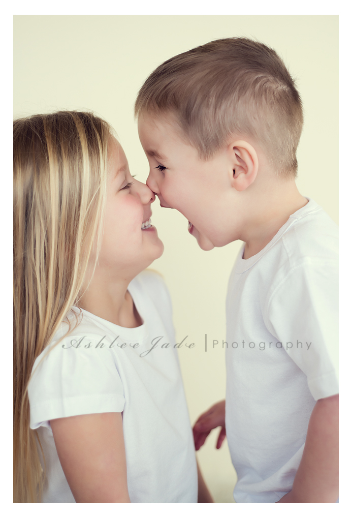 Brother and sister love! 